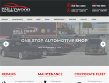 Tablet Screenshot of hollywoodautocenter.com